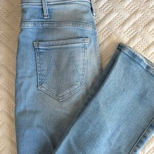 MOTHER The Hustler High-Rise Ankle Jeans - Size 25